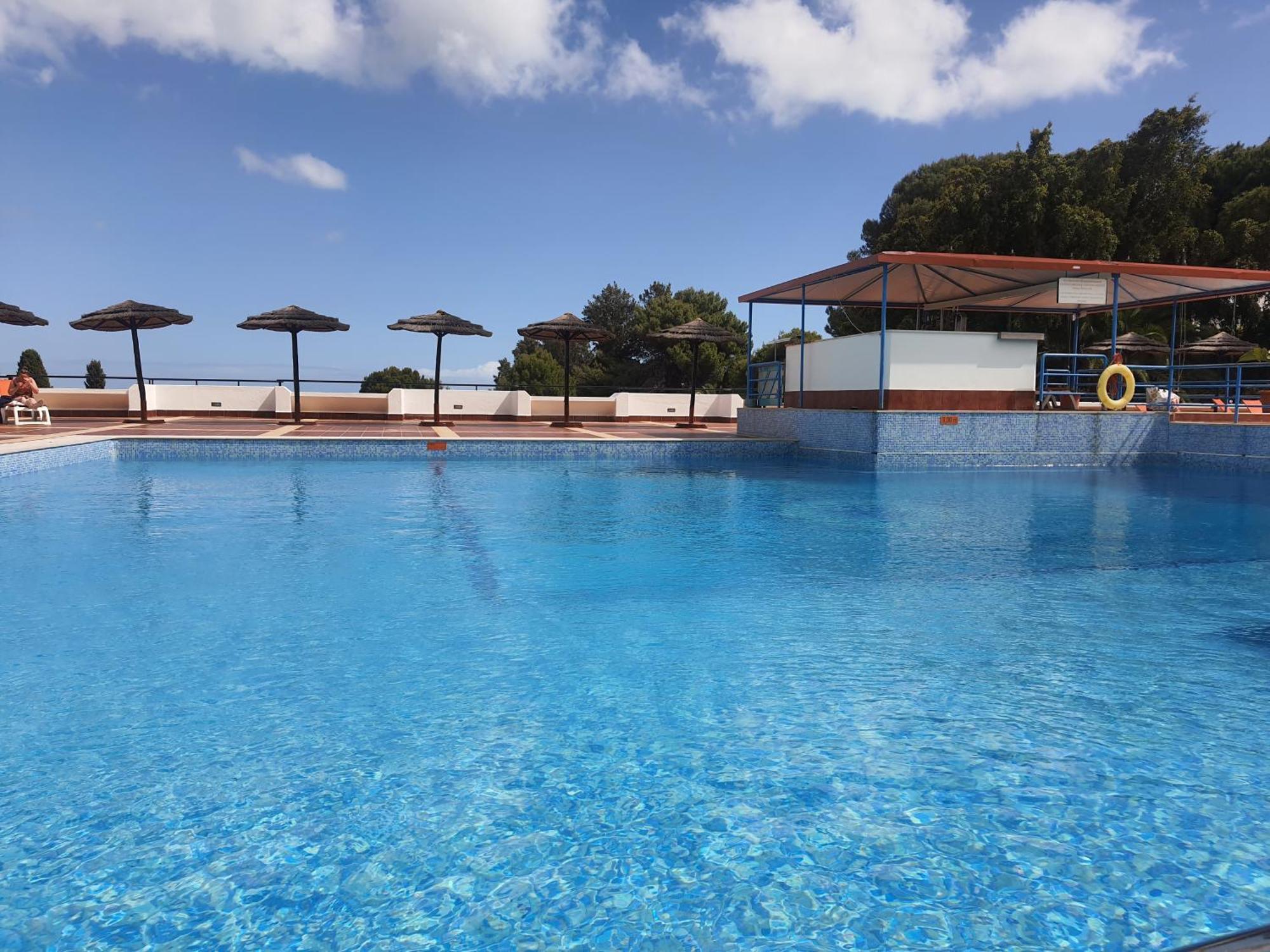 White T1 - Ocean View Apartment Albufeira Exterior foto